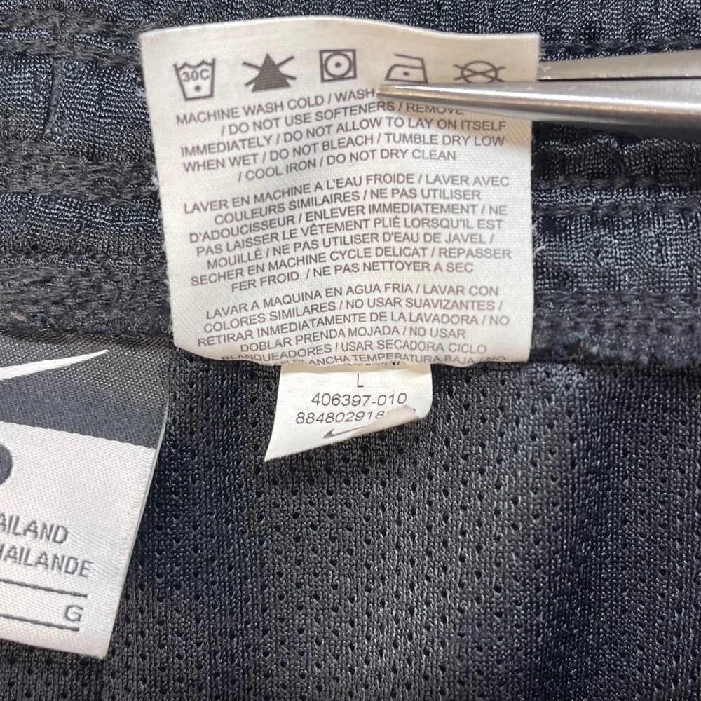Nike Mens Basketball Shorts Athletic Livestrong Gym Swoosh‎ Large 408397